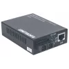 Intellinet gigabitový ethernetový single mode mediakonvertor, 10/100/1000Base-T na 1000Base-Lx (SC) single-mode, 20 km