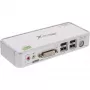 InLine Compact Desktop KVM Switch USB DVI 2 port + audio s káblami 1,2 m