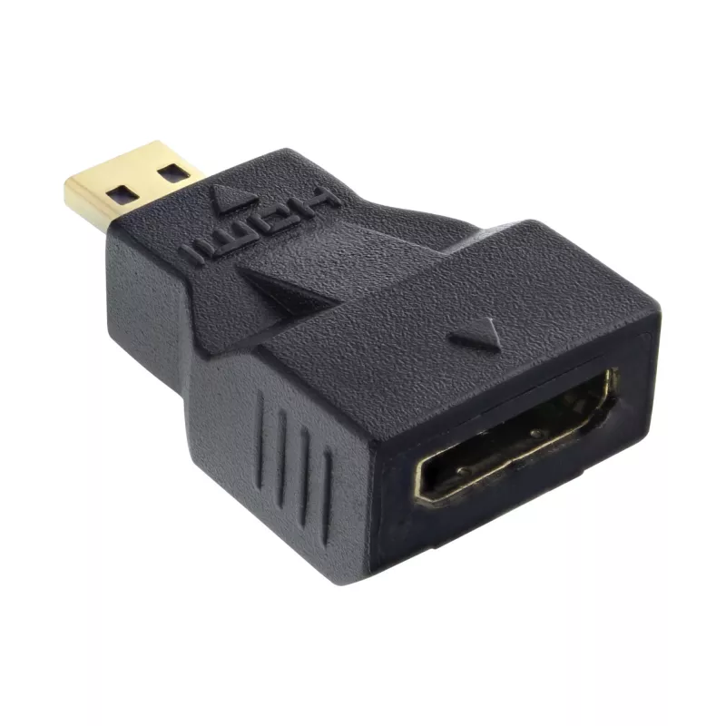 InLine HDMI adaptér HDMI C konektor samica / HDMI D konektor samec 17690C
