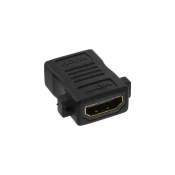 InLine HDMI inštalačný adaptér HDMI A konektor samica / samica pozlátený, 4K2K