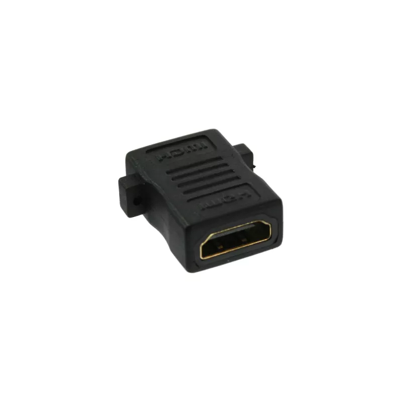 InLine HDMI inštalačný adaptér HDMI A konektor samica / samica pozlátený, 4K2K