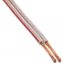 InLine reproduktorový kábel 2x 2,5mm² CCA transparentný 50m