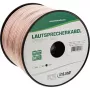 InLine reproduktorový kábel 2x 2,5mm² CCA transparentný 100m