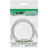 USB 2.0 kábel Type-A konektor samec / B konektor samec InLine 34510T 1m transparentný