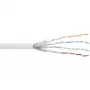 Patch kábel InLine S/FTP PiMF Cat.6 AWG27 PVC CU 100 m, biely