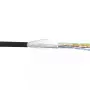 InLine patch kábel SF/UTP Cat.5e AWG26 CCA PVC čierny 100 m
