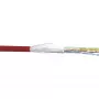 InLine patch kábel SF/UTP Cat.5e AWG26 CCA PVC červený 100 m