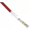 InLine patch kábel SF/UTP Cat.5e AWG26 CCA PVC červený 100 m