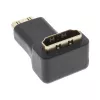 HDMI adaptér Type-A konektor samica / Type-C konektor samec zahnutý InLine 17690K