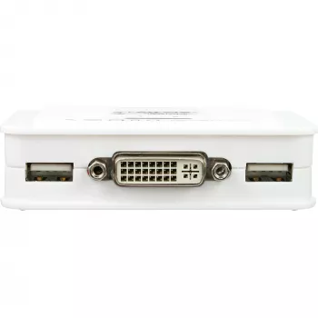 InLine KVM prepínač 2 porty DVI-D USB s audiom