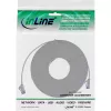 InLine plochý patch kábel, U/FTP, Cat.6A, TPE bezhalogénový, sivý, 7,5 m