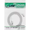 InLine plochý patch kábel, U/FTP, Cat.8.1, TPE bezhalogénový, biely, 3m