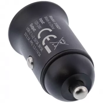 InLine USB auto nabíjačka Power Delivery, 2x USB-C, čierna