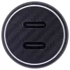 InLine USB auto nabíjačka Power Delivery, 2x USB-C, čierna
