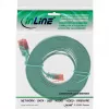 InLine plochý ultra tenký patch kábel U/UTP Cat.6 gigabitový zelený 3m