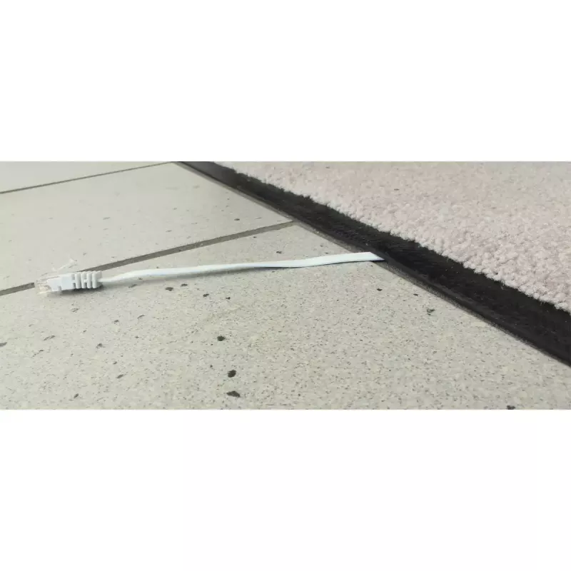 InLine plochý ultra tenký patch kábel U/UTP Cat.6 gigabitový čierny 5m