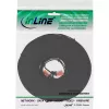InLine plochý ultra tenký patch kábel U/UTP Cat.6 gigabitový čierny 15 m