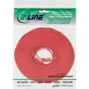 InLine plochý ultra tenký patch kábel U/UTP Cat.6 gigabitový červený 10m
