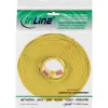 InLine plochý ultra tenký patch kábel U/UTP Cat.6 gigabitový žltý 10m