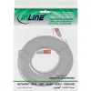 InLine plochý ultra tenký patch kábel U/UTP Cat.6 gigabitový sivý 1m