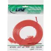 InLine plochý ultra tenký patch kábel U/UTP Cat.6 gigabitový červený 2 m