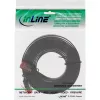InLine plochý ultra tenký patch kábel U/UTP Cat.6 gigabitový čierny 2 m