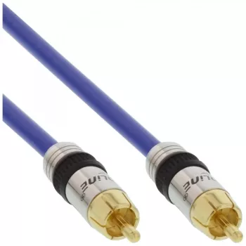 InLine Premium RCA video & digitálny audio kábel RCA konektor samec / samec pozlátený 25m