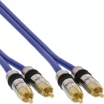 InLine Premium RCA audiokábel 2x RCA konektor samec/samec pozlátený 25 m