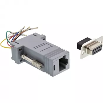 InLine adaptér 9 Pin Sub-D konektor samica na RJ45 konektor samica 68889B InLine