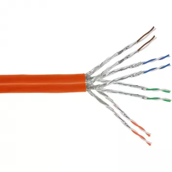 InLine duplexný inštalačný kábel S/FTP PiMF Kat.7a AWG23 1200MHz, LSOH, 300m