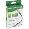 InLine Lightning audio adaptér kábel 0,1m