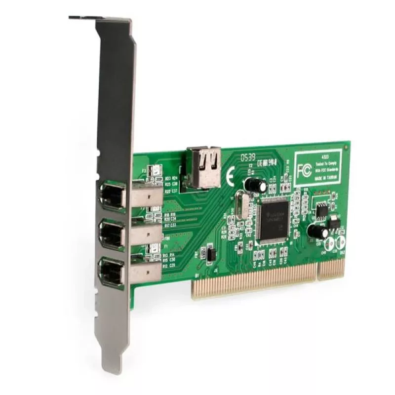 StarTech.com 4-port PCI 1394a FireWire adaptérová karta – 3 externé, 1 interný