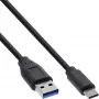 USB 3.2 kábel InLine B-35711 Type-C na A 1 m 10 Gbit/s čierny
