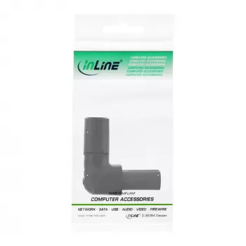 InLine napájací adaptér IEC 60320 C8 / C7, nahor/nadol zahnutý 2-pólový