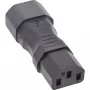 InLine napájací adaptér IEC 60320 C14 na C13, 3-pólový, konektor samec