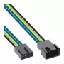 InLine predlžovací kábel ventilátora 4 pin Molex samec/samica 0,30 m
