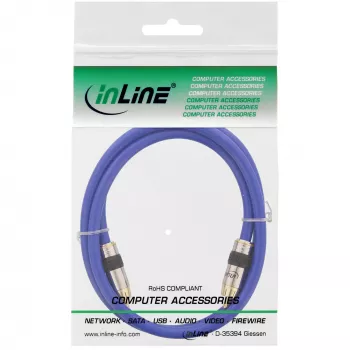 InLine Premium RCA video a digitálny audio kábel RCA konektor samec/konektor samec pozlátený 0,5 m
