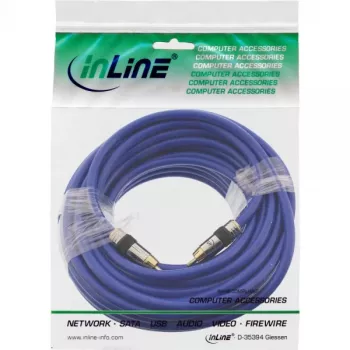 InLine Premium RCA video a digitálny audio kábel RCA konektor samec/konektor samec pozlátený 20 m