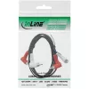 InLine audio kábel 2x Cinch M/M zahnutý 1,2 m čierny 89929 Intos