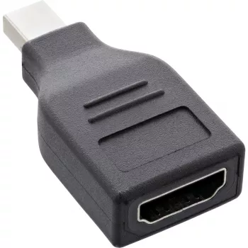 InLine DisplayPort konvertor, mini DisplayPort konektor samec / HDMI konektor samica, FullHD/60Hz