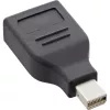 InLine DisplayPort adaptér, Mini DisplayPort konektor samec / DisplayPort konektor samica, 4K/60Hz