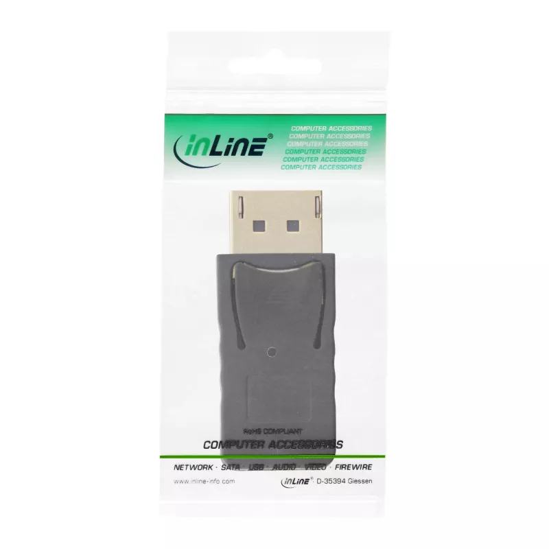 InLine DisplayPort adaptér, DisplayPort samec / Mini DisplayPort samica, 4K/60Hz
