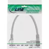 InLine patch kábel SF/UTP Cat.5e sivý 0,3 m