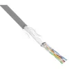 InLine patch kábel SF/UTP Cat.5e AWG26 CCA PVC sivý 100m
