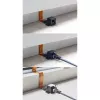 InLine tenký RJ45 kábel pre priechodky okien/dverí, 2x RJ45 F/F, 1:1, nezatienený, 0,3 m