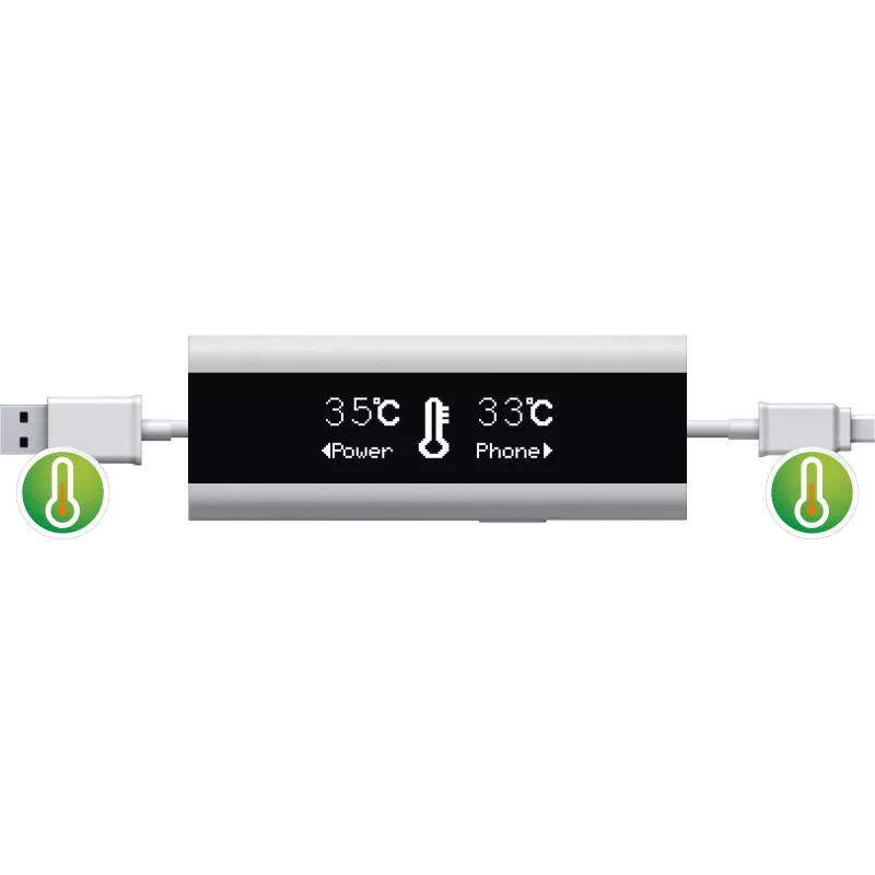 InLine USB Smart Control, multimeter, kontrola nabíjania