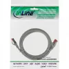 InLine Patch kábel S/FTP PiMF Cat.6 250MHz PVC meď sivý 0,25m