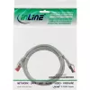 InLine Patch kábel S/FTP PiMF Cat.6 250MHz PVC meď sivý 0,5m