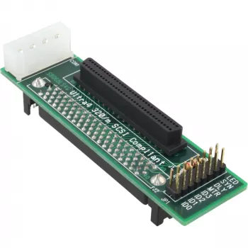 InLine SCSI SCA U320 adaptér 80 Pin konektor samica / 68 Pin konektor samica