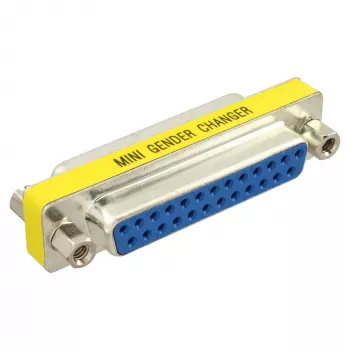 InLine mini adaptér 25-pinový Sub-D konektor samica na samicu